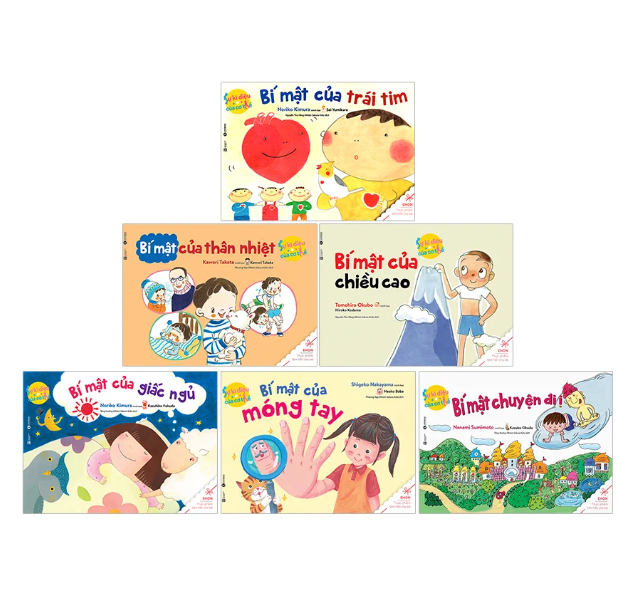 Bộ Ehon Sự Kỳ Diệu Của Cơ Thể ( 6 Quyển)