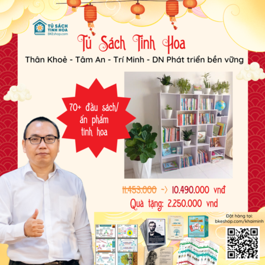 Trọn Bộ Sách Ấn Phẩm Thầy Quân Khuyên Dùng Để Có Thân Khoẻ – Tâm An – Trí Minh – DN Phát triển bền vững