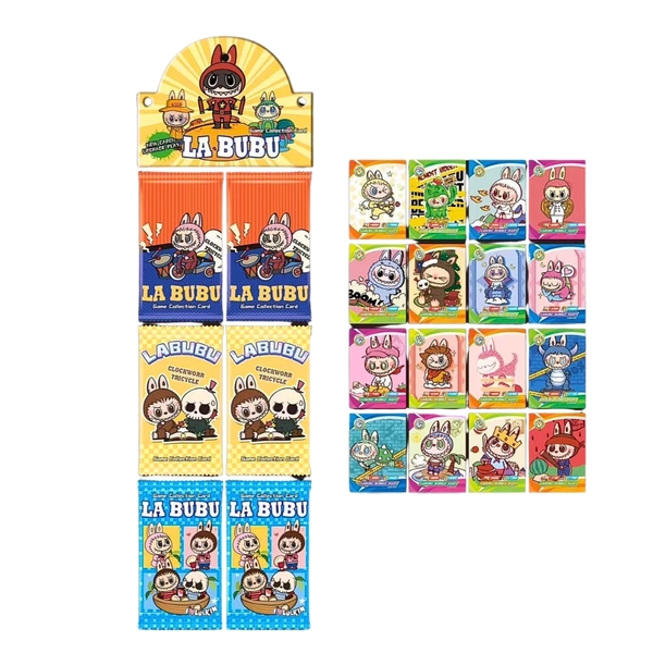 Dây pack thẻ labubu bản A - 1 túi có 3 dây - 1 dây có 12 pack - 1 pack có 5 thẻ - N3-K20-T2-S3