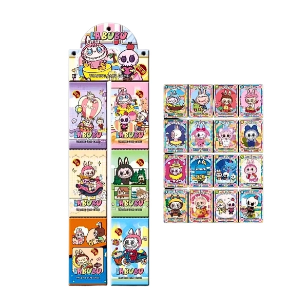 Dây pack thẻ labubu bản B - 1 túi có 3 dây - 1 dây có 12 pack - 1 pack có 5 thẻ - N3-K19-T1-S1