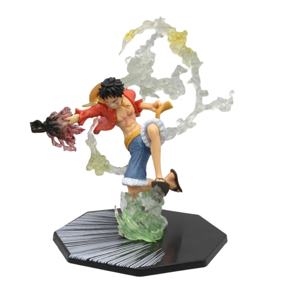 ( Hàng thường) Mô hình Luffy gear 2 haki hàng thường đế không chữ