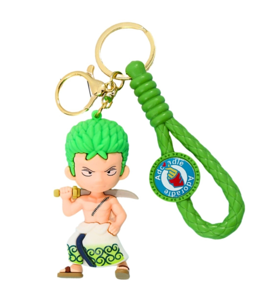 Móc Khóa Zoro vác kiếm - Dây móc dài : 9.5cm - Mô Hình Cao : 8cm - Nặng : 60cm - No Box : bọc túi OPP - N3-K16-T1-S3