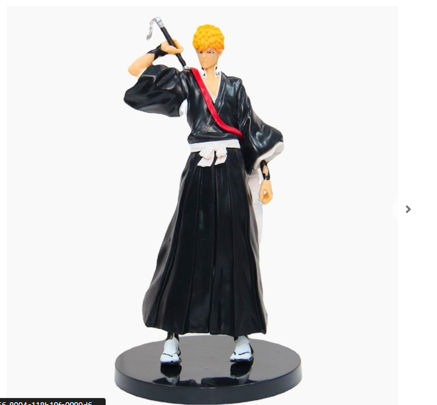 Mô Hình Anime Bleach Ichigo Kurosaki cao Cao 18cm - ngang 10cm - nặng 150gram - Figure Anime Bleach - có hộp màu - N1-K38-T2-S5