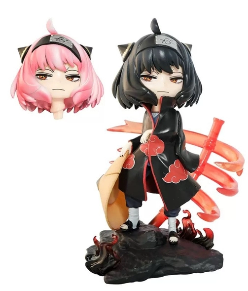 MÔ HÌNH ANYA FORGER - ANYA FORGER cospay itachi - Cao : 18.5cm - Nặng : 400gram - Có Hộp Màu - N1-K48-T1-S3