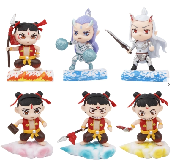 Mô Hình bộ 6 natra ngao bính - Cao : 8cm - Nặng : 100gram - Figure Natra