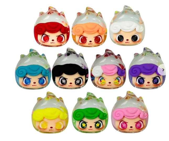 Mô hình charm công chúa lửa size to kích thước cao : 8.2cm nhiều màu decor siêu xinh