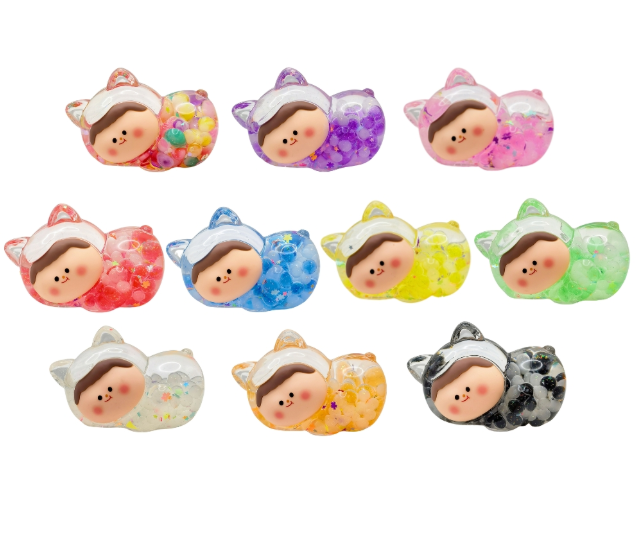 Mô hình charm hoàng tử nằm size to kích thước cao : 6.3cm Dài 9.5cm nhiều màu decor siêu xinh