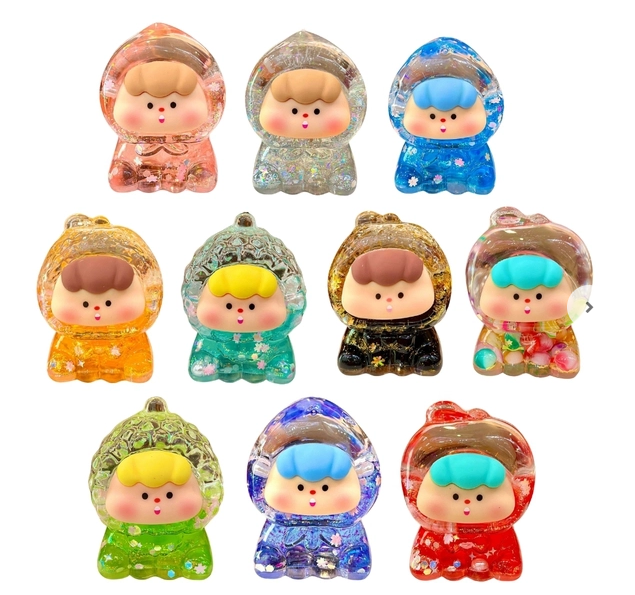 Mô hình charm hoàng tử nước size to kích thước Cao : 8cm nhiều màu decor siêu xinh