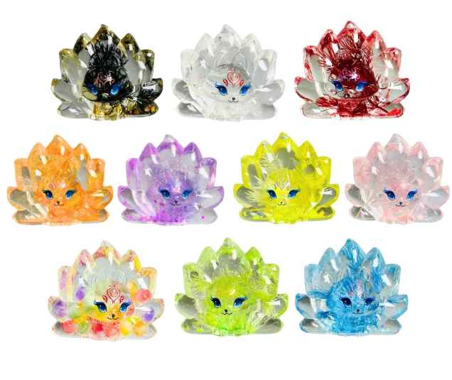 Mô hình charm hồ ly size to kích thước cao : 7.5cm nhiều màu decor siêu xinh