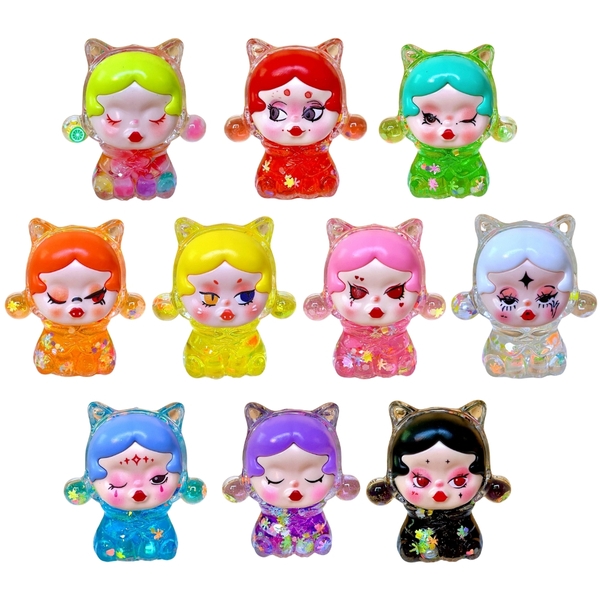 Mô hình charm nước skunbanda siêu xinh kích thước cao : 8cm nhiều màu decor siêu xinh