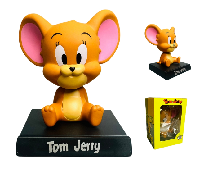 Mô Hình Chuột Jerry lắc đầu - cao 13cm - ngang 9cm - dọc 7cm - nặng 200gram