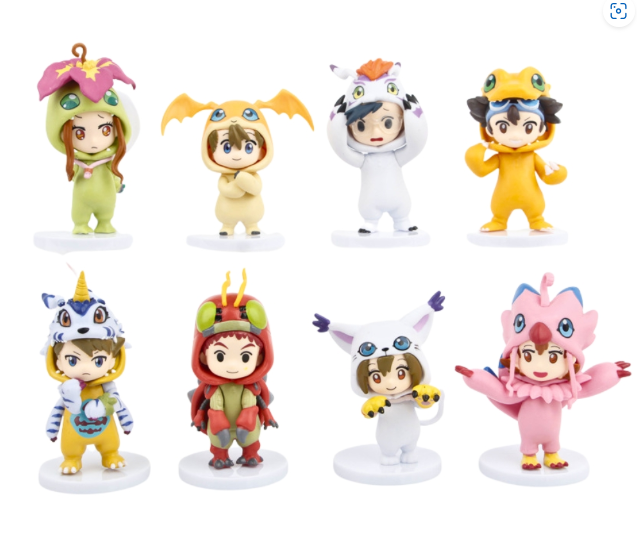 Mô Hình Digimon Adventure bộ 8 nhân vật Bản B Cao : 8-10cm - Nặng : 400gram - Figure Digimon Adventure
