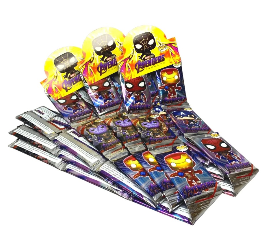 Dây Pack Thẻ Siêu anh Hùng Maver - 1 túi có 3 dây - 1 dây có 12 pack - 1 pack có 5 thẻ - N3-K19-T1-S2