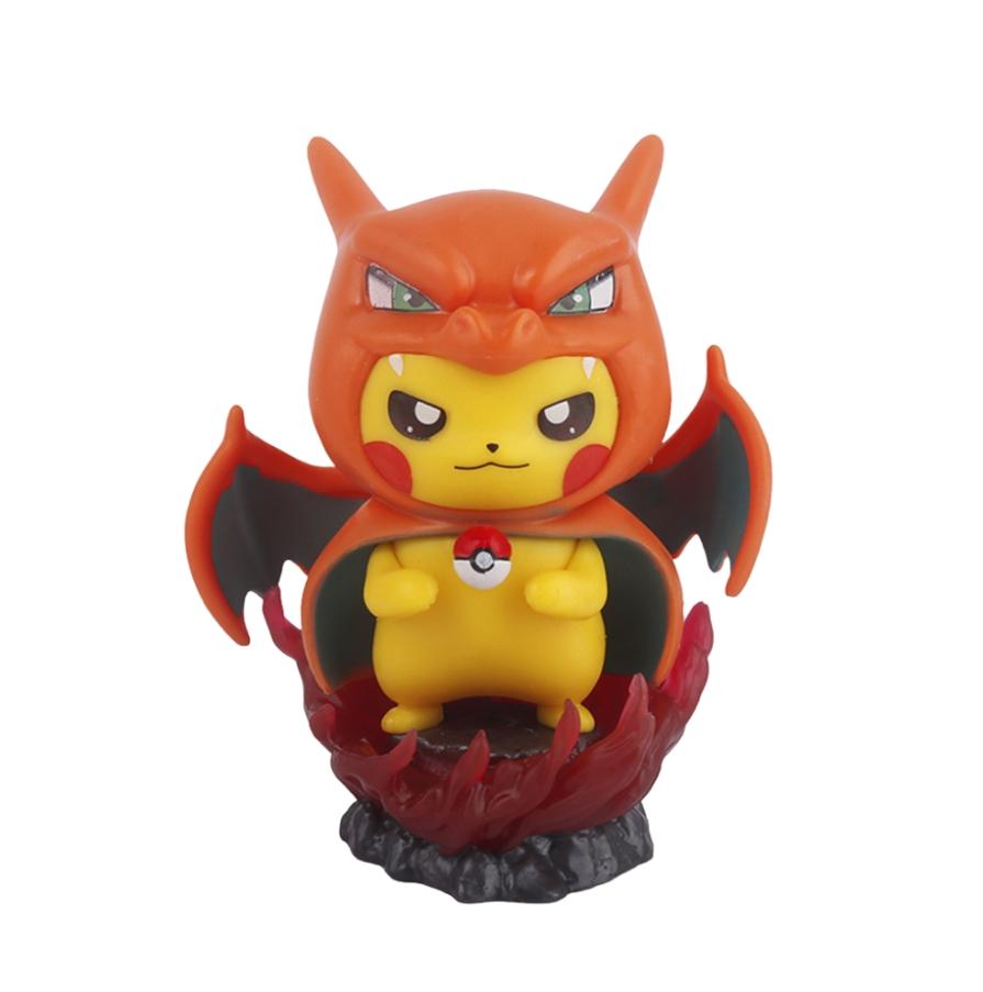 Mô Hình Pokemon pikachu cosplay lizadon bản cao cấp
