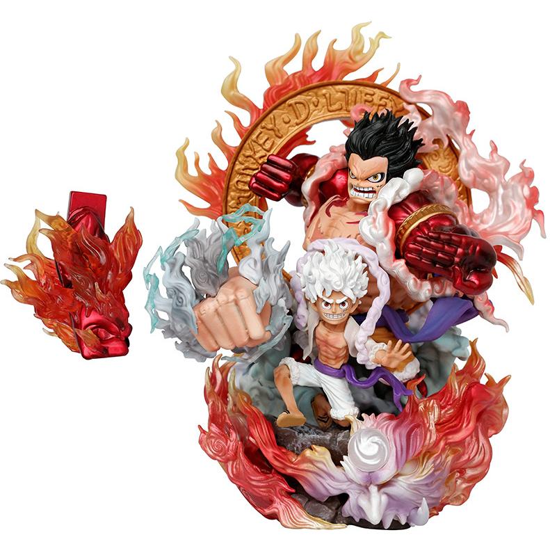 Mô Hình OnePiece Mô Hình Luffy Gear 5 kết hợp Gear 4