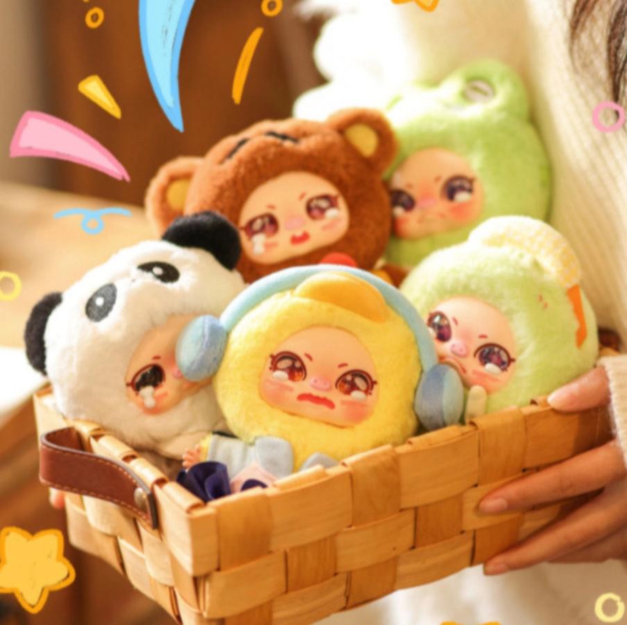 Blinbox babythree Heo Học Viện mắt dưng blind box set 8 ngẫu nhiên