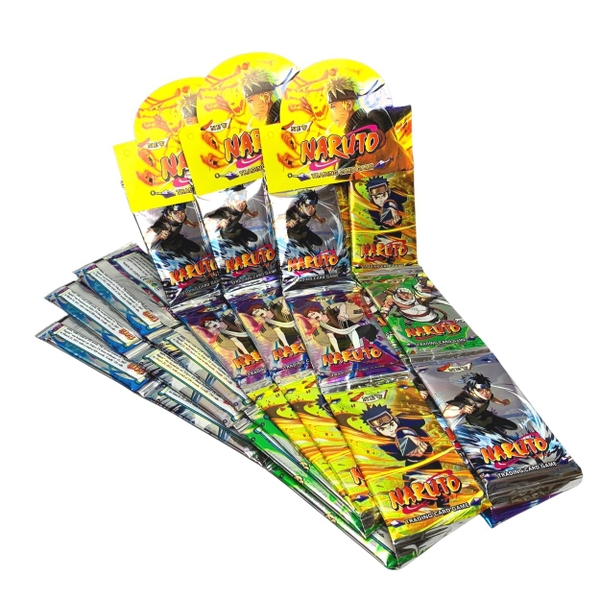 Dây Pack Thẻ Naruto - 1 túi có 3 dây - 1 dây có 12 pack - 1 pack có 5 thẻ - N3-K20-T1-S2