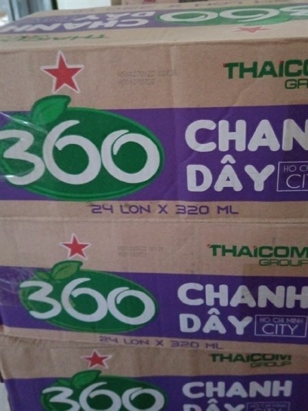 NƯỚC CHANH DÂY 360 THÙNG