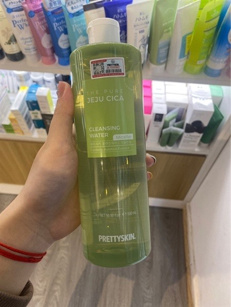 Nước tẩy trang Prettyskin Xanh lá 500ml