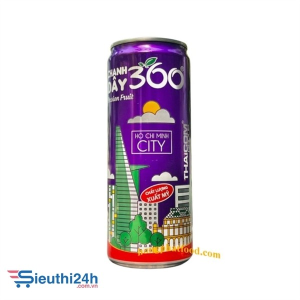 Nước chanh dây 360 lon 320ml