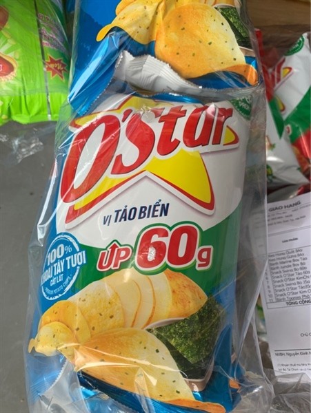 Bim bim snack O’star Tảo 60a