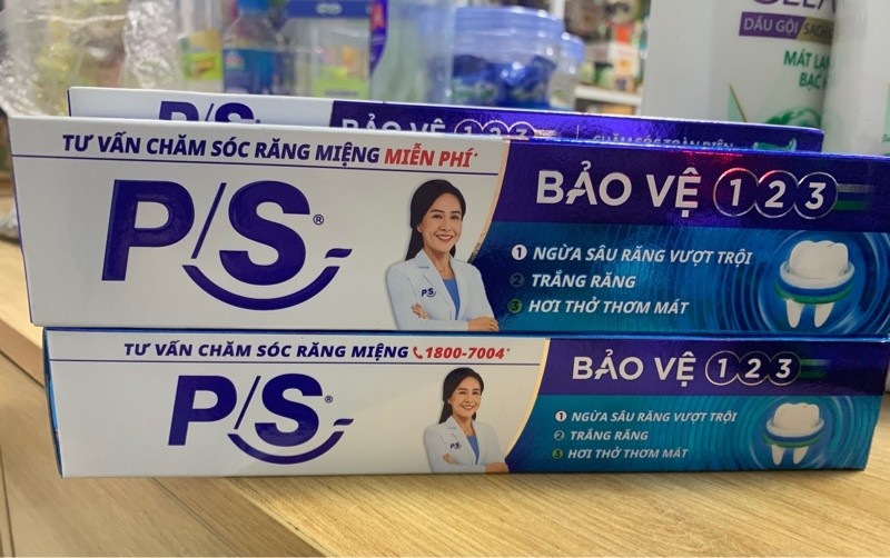 Kem đánh răng P/S bảo vệ 123 chăm sóc toàn diện 180g