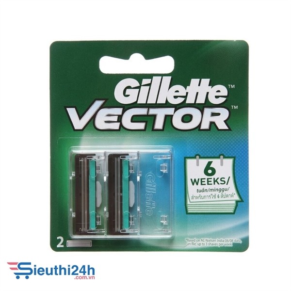 Đầu dao cạo râu Gillette (12) vector 2SX480