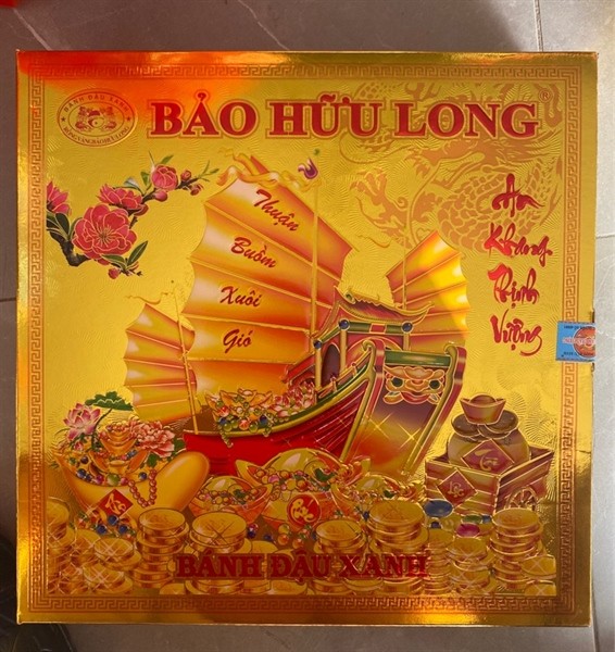 Bánh đậu xanh RỒNG VÀNG bảo hữu long 420g