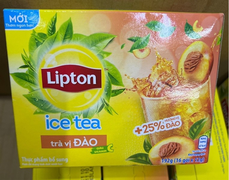 Trà Lipton Ice tea đào 192g