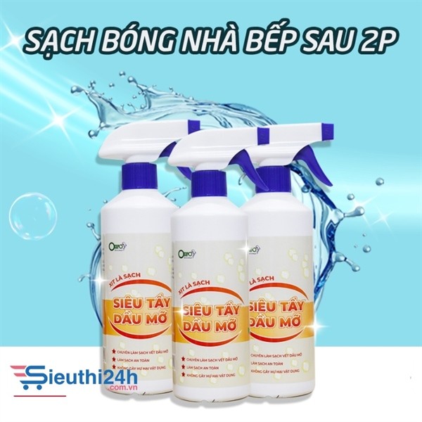 Chai Xịt Tẩy Dầu Mỡ Osaro 500ml