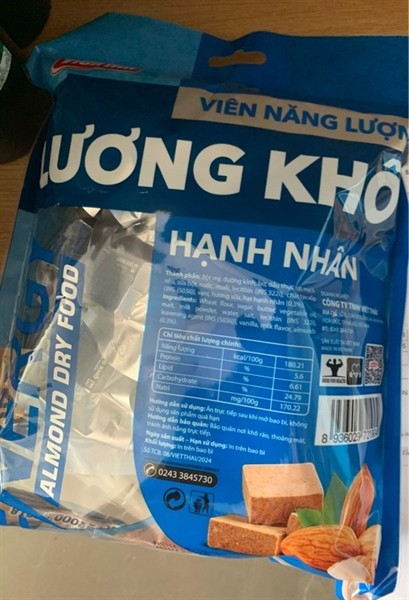 LƯƠNG KHÔ HẠNH NHÂN 350g