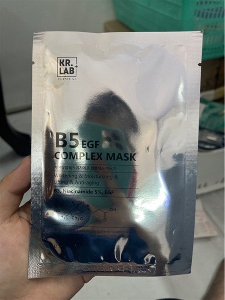 Mặt nạ phục hồi da B5 EGF Complex Mask Kr.Lab Hàn Quốc