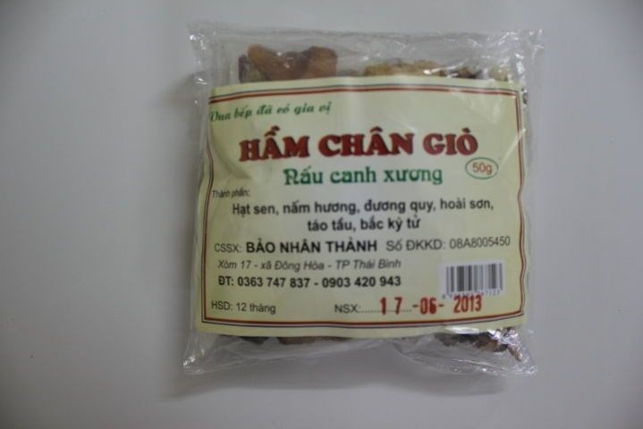 Gia vị hầm chân giò nấu canh xương Bảo Nhân Thành gói 50g