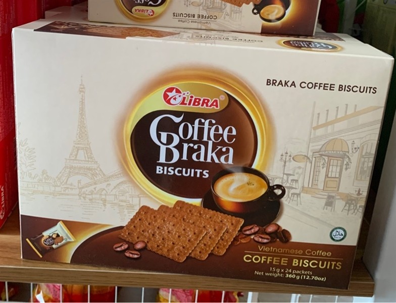 BÁNH OLIBRA COFFEE BRAKA BISCUITS 360G