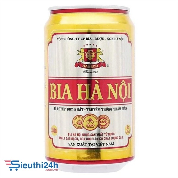 Bia Hà Nội Lon 330ml