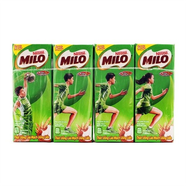 Sữa milo lúa mạch hộp 180ML