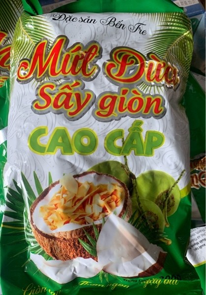 Mứt dừa sấy giòn 200g