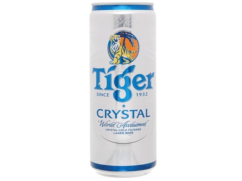 Bia Tiger Crystal Lon 330ml