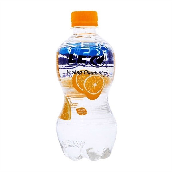 Nước khoáng LEO vị chanh muối có ga chai 350ml