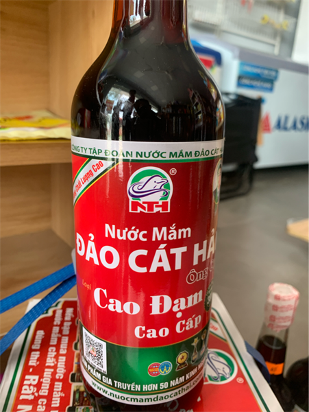 Nước mắm ông cụ đảo cát Hải 650ml