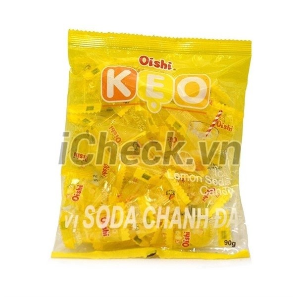 Kẹo oishi vị chanh đá 90G