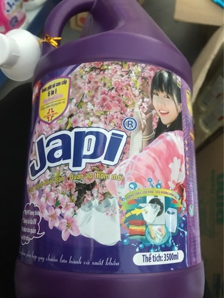 Nước giặt xả JAPI hoa Anh Đào 3.5l