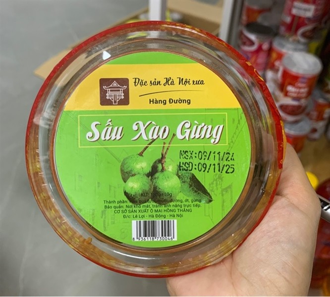 Ô mai xào gừng