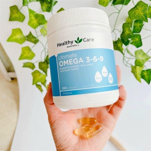 [Healthy Care] Viên Dầu Cá Omega 369 Hỗ Trợ Thị Lực & Trí Nhớ Hộp 200 viên