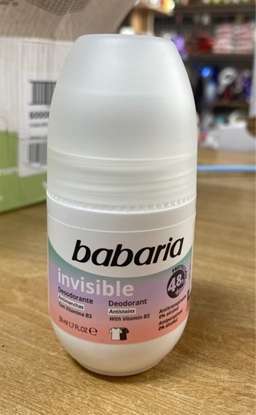 Lăn khử mùi Babaria invisible nữ