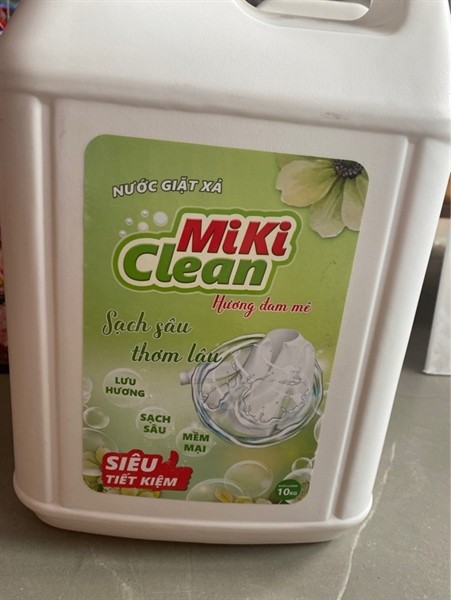 Nước giặt miki clean 10L