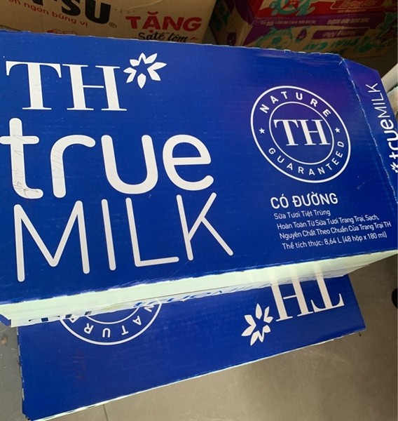 Sữa tươi tiệt trùng TH True Milk hilo hộp 180ml (thùng)