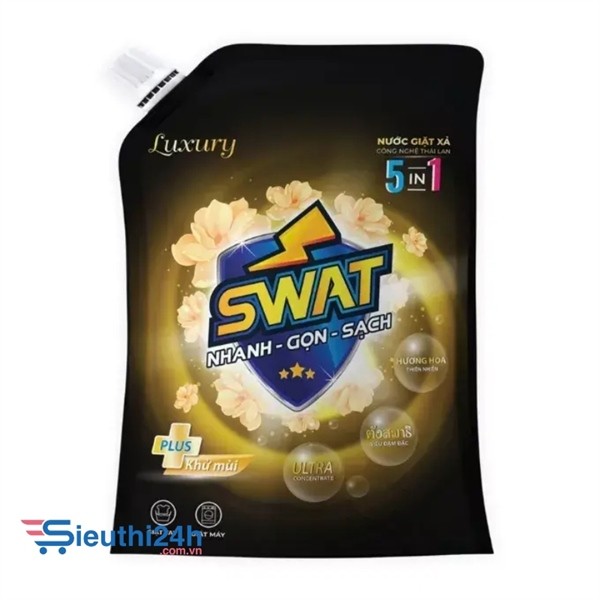 Nước giặt xả Swat Luxury 5in1 túi 3.5kg