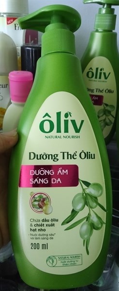 Sữa dưỡng thể ôliu dưỡng ẩm sáng da 200ML tuấn vũ bảo