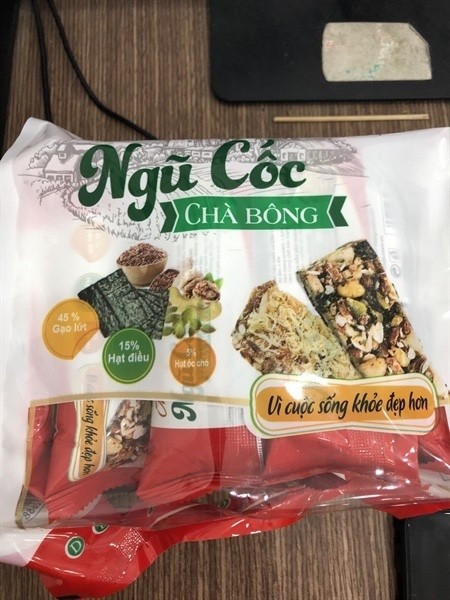 Thanh gạo lứt ngũ cốc chà bông